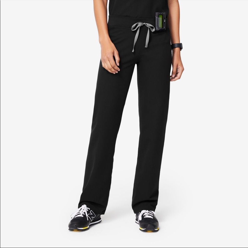 FIGS Livingston pant in Black, Large Tall